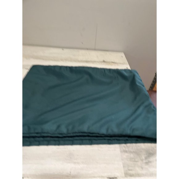 Set of eight green cloth placemats with flowers - Picture 2 of 5